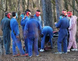 Paintball Bruxelles joueurs