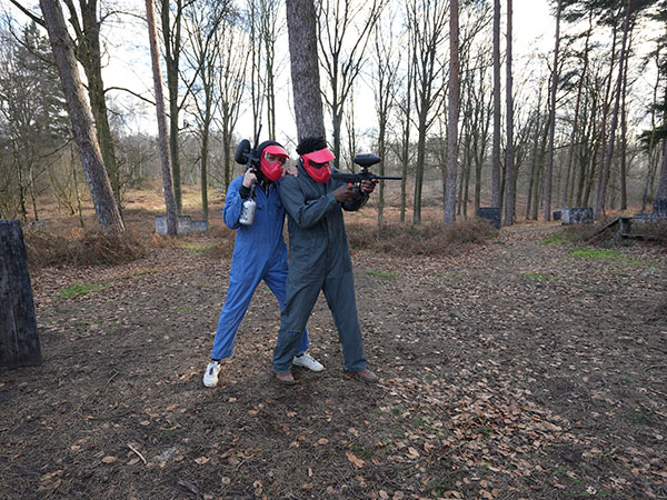 Activité paintball conviviale en extérieur près de Rixensart